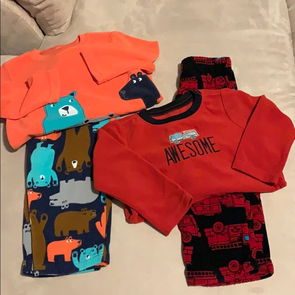 Fleece pajamas - 2 pairs